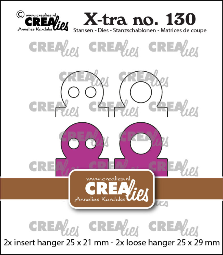 Crealies X-tra Stansen Ophangogen (2x Losse Stans + 2x als Invoegstans) (CLXtra130) Crealies X-tra Stansen Ophangogen (2x Losse Stans + 2x als Invoegstans) (CLXtra130)