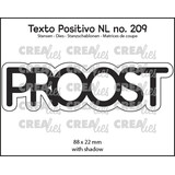 Crealies Texto Positivo Dies Dutch PROOST (POSNL209)