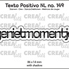Crealies Texto Positivo Dies Dutch Genietmomentje (POSNL149)