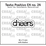 Crealies Texto Positivo Dies English Cheers (POSEN24)