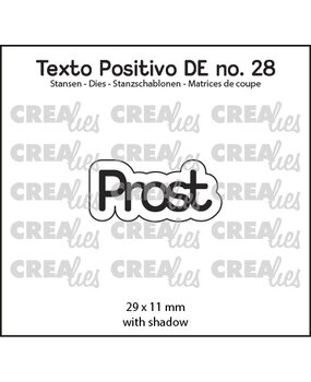Crealies Texto Positivo Dies German Prost (POSDE28)