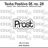 Crealies Texto Positivo Dies German Prost (POSDE28)