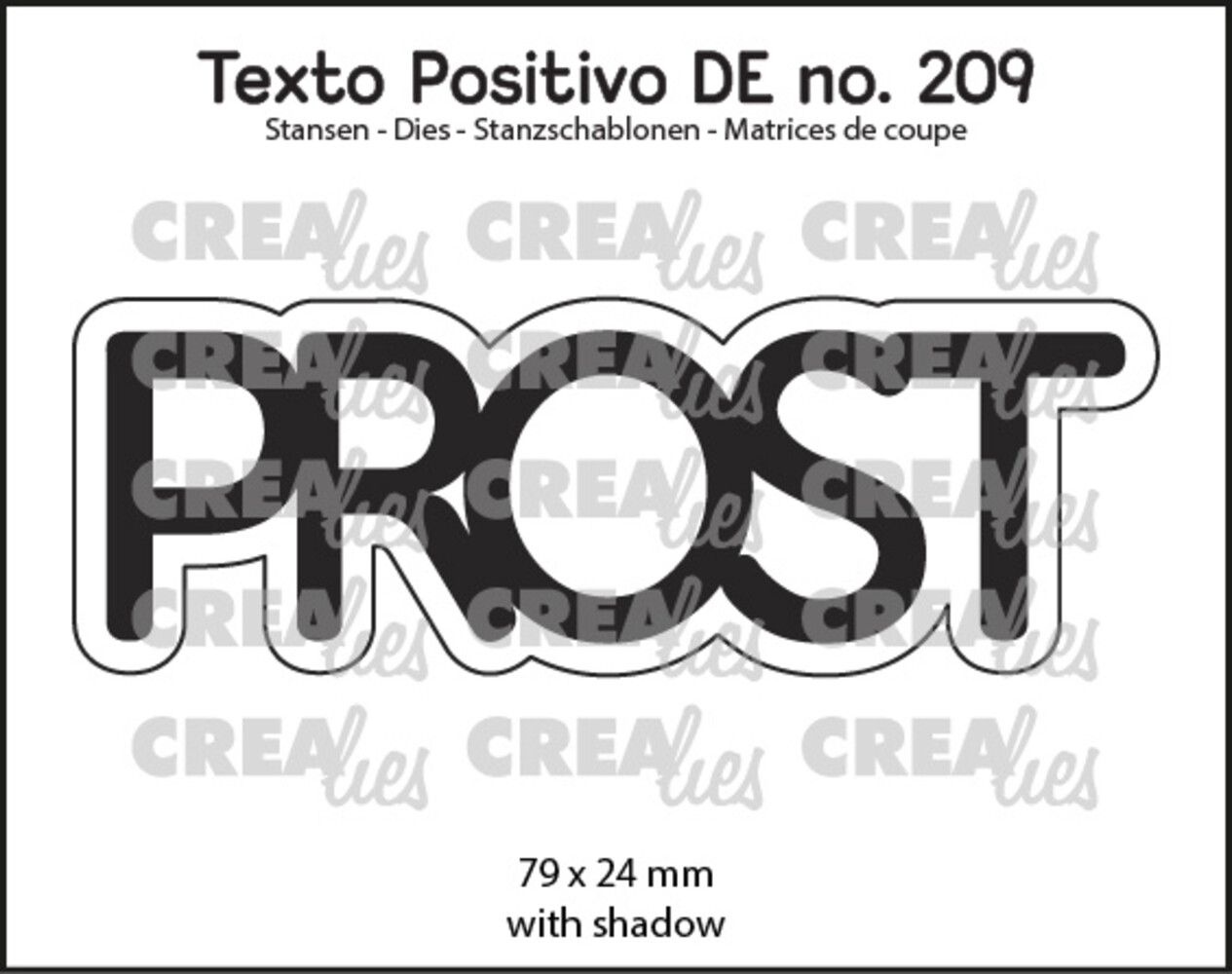 Crealies Texto Positivo Stansen German PROST (POSDE209)