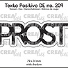 Crealies Texto Positivo Stansen German PROST (POSDE209)