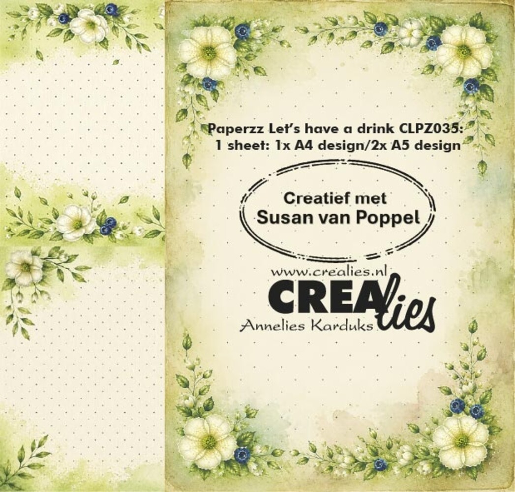 Crealies Paperzz Designpapier Let's Have A Drink C (8pcs) (CLPZ035) Crealies Paperzz Designpapier Let's Have A Drink C (8pcs) (CLPZ035)