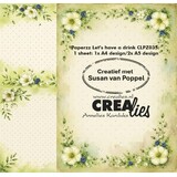 Crealies Paperzz Design Paper Let's Have A Drink C (8pcs) (CLPZ035)