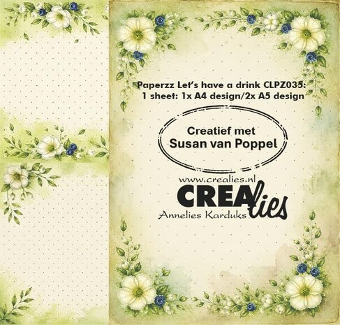 Crealies Paperzz Designpapier Let's Have A Drink C (8pcs) (CLPZ035) Crealies Paperzz Designpapier Let's Have A Drink C (8pcs) (CLPZ035)
