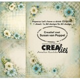 Crealies Paperzz Design Paper Let's Have A Drink D (8pcs) (CLPZ036)