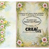 Crealies Paperzz Design Paper Let's Have A Drink G (8pcs) (CLPZ039)