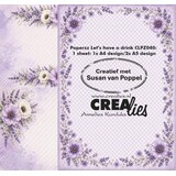 Crealies Paperzz Design Paper Let's Have A Drink H (8pcs) (CLPZ040)