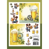 Crealies Cutting Sheets Let's Have A Drink B (8pcs) (CLSVP034)