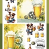 Crealies Cutting Sheets Let's Have A Drink B (8pcs) (CLSVP034)