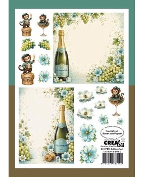 Crealies Cutting Sheets Let's Have A Drink D (8pcs) (CLSVP036)