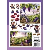 Crealies Cutting Sheets Let's Have A Drink H (8pcs) (CLSVP040)