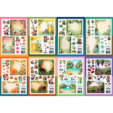 Crealies Cutting Sheets Bundel Let's Have A Drink A-H (8pcs) (CLSVP905)