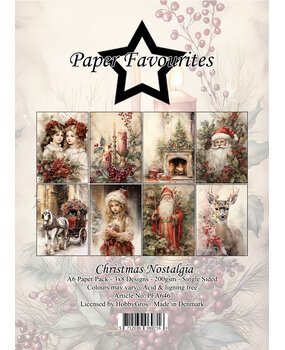 Paper Favourites Christmas Nostalgia A6 Paper Pack (PFA646)