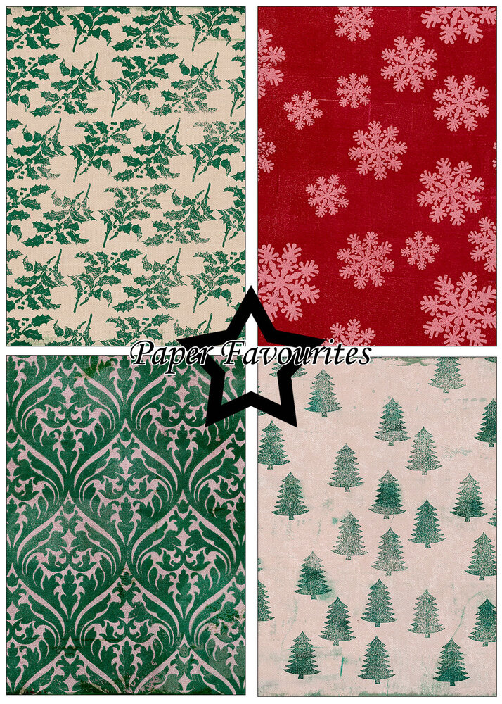 Paper Favourites Yuletide Prints A5 Paper Pack (PFA244)