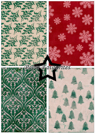 Paper Favourites Yuletide Prints A5 Paper Pack (PFA244)
