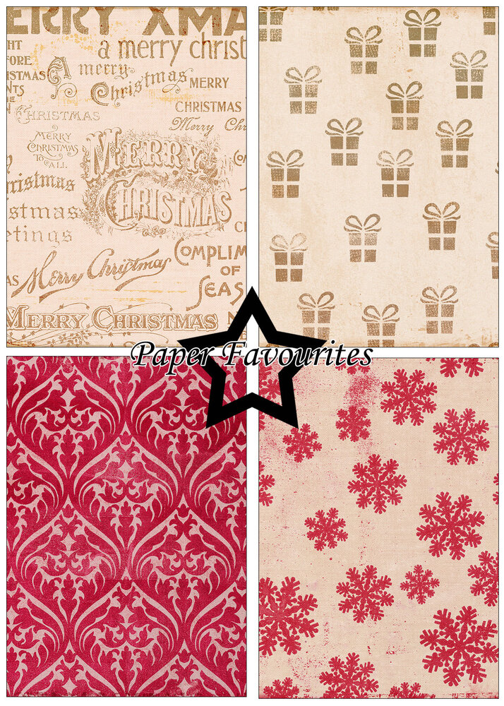 Paper Favourites Yuletide Prints A5 Paper Pack (PFA244)