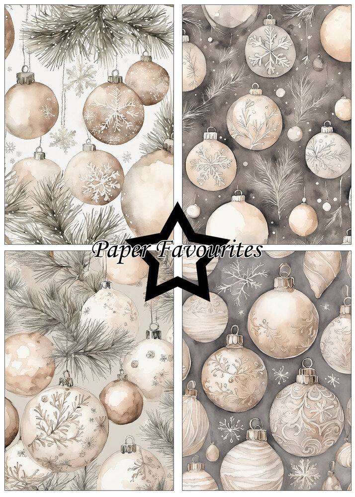 Paper Favourites Winter Elegance A5 Paper Pack (PFA243)