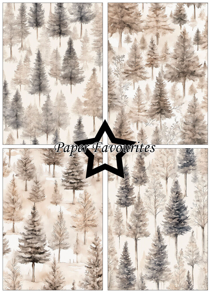 Paper Favourites Winter Elegance A5 Paper Pack (PFA243)