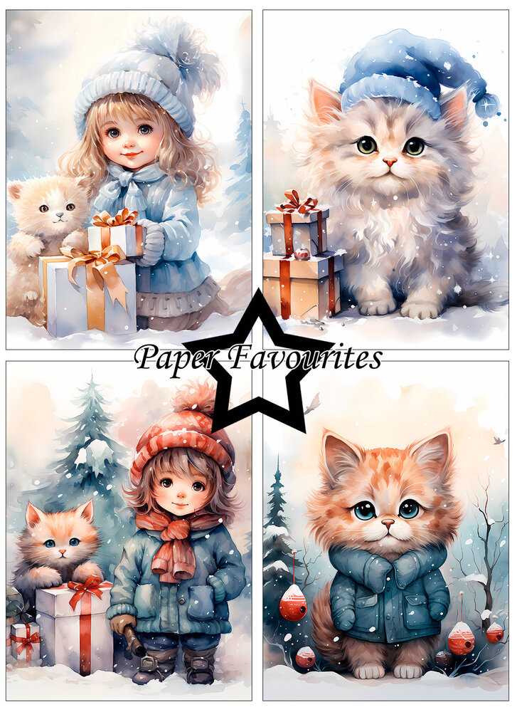 Paper Favourites Cozy Winter Friends A6 Paper Pack (PFA647)