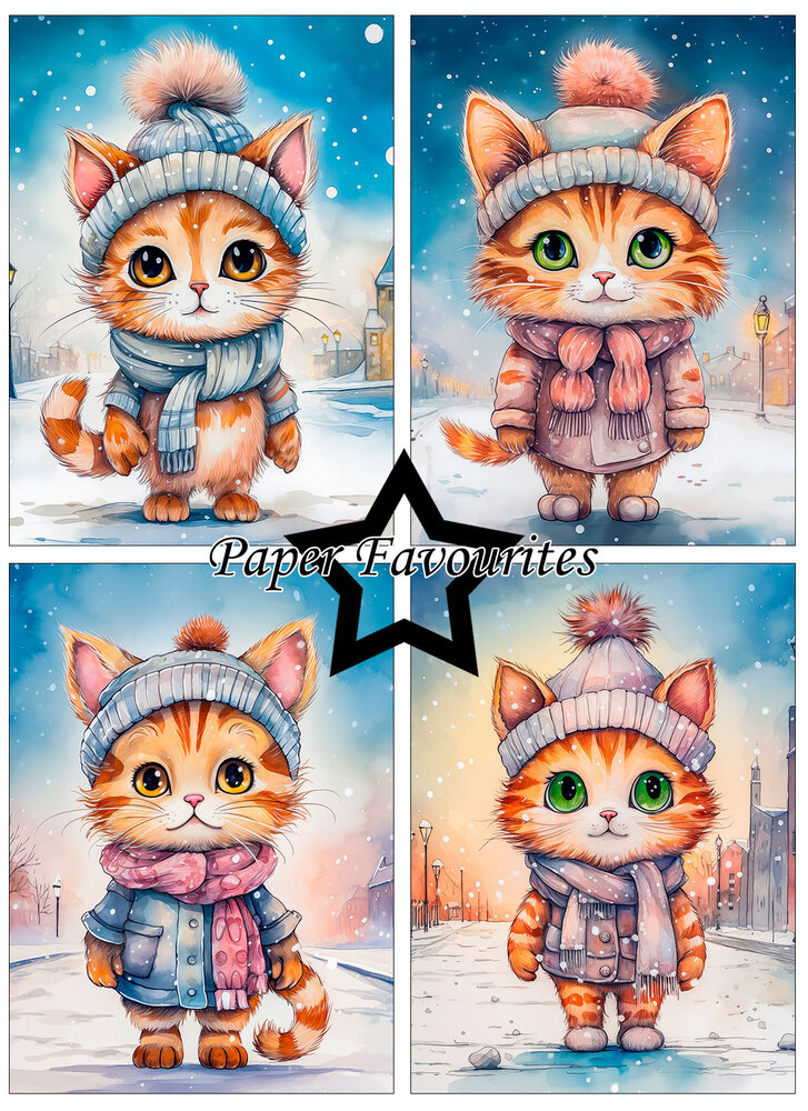 Paper Favourites Cozy Winter Friends A6 Paper Pack (PFA647)