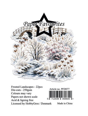 Paper Favourites Die-Cuts A7 Frosted Landscapes (22pcs) (PFD077)