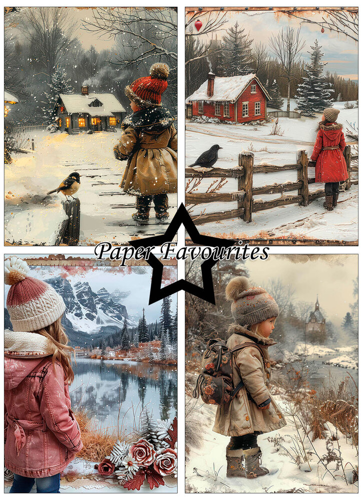 Paper Favourites Silent Winter A6 Paper Pack (PFA649)