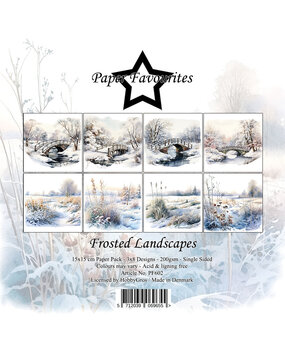 Paper Favourites Frosted Landscapes 6x6 Inch Paper Pad (PF602)