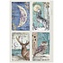 Cosmos A4 Rice Paper 4 Cards (6pcs) by Cristina Radovan (DFSA41153) Cosmos A4 Rice Paper 4 Cards (6pcs) by Cristina Radovan (DFSA41153)