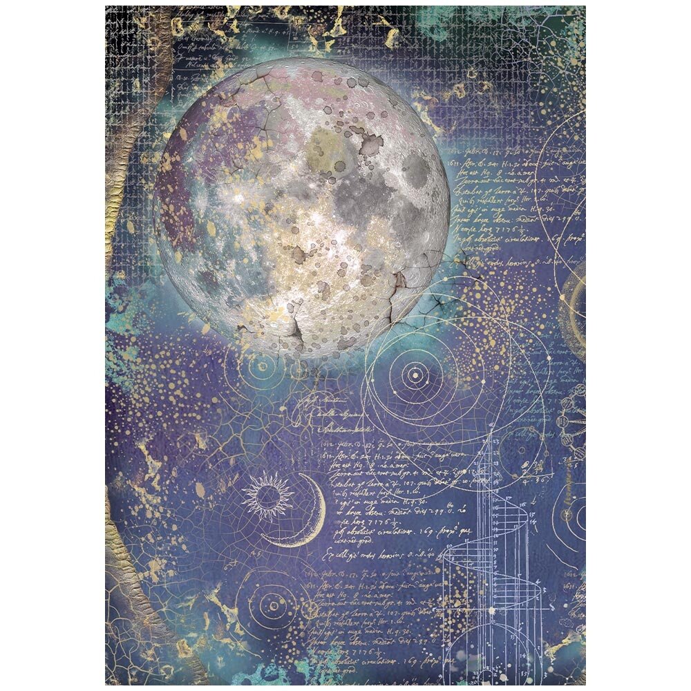 Stamperia Cosmos A4 Rice Paper Moon (6pcs) by Cristina Radovan (DFSA41151) Stamperia Cosmos A4 Rice Paper Moon (6pcs) by Cristina Radovan (DFSA41151)