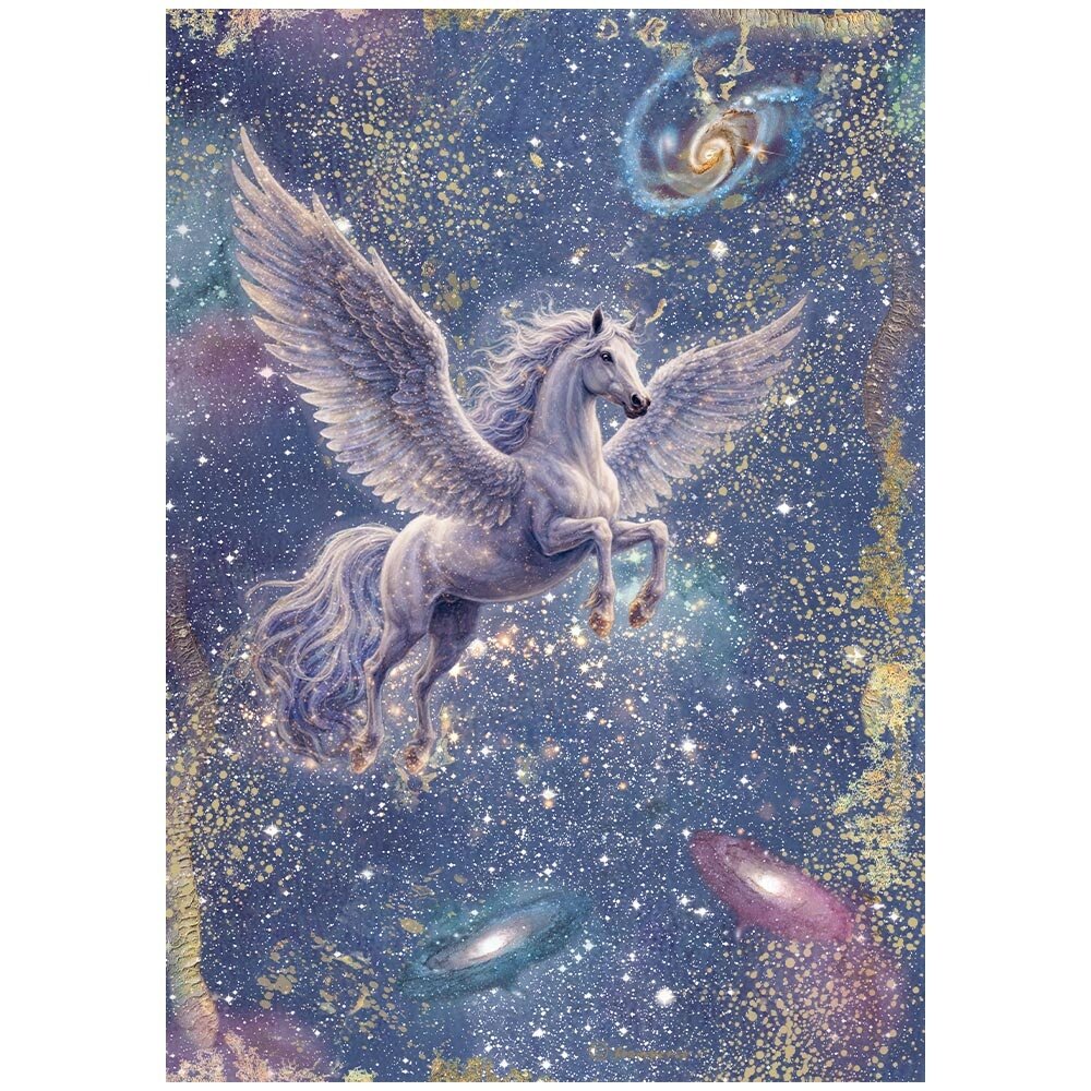 Stamperia Cosmos A4 Rice Paper Pegasus (6pcs) by Cristina Radovan (DFSA41152) Stamperia Cosmos A4 Rice Paper Pegasus (6pcs) by Cristina Radovan (DFSA41152)