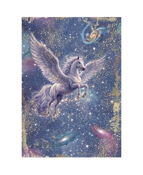 Stamperia Cosmos A4 Rice Paper Pegasus (6pcs) by Cristina Radovan (DFSA41152) Stamperia Cosmos A4 Rice Paper Pegasus (6pcs) by Cristina Radovan (DFSA41152)