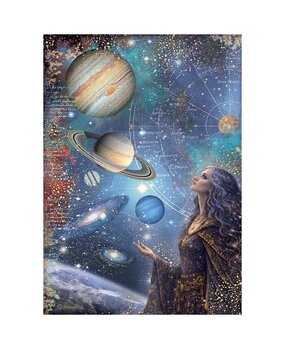 Stamperia Cosmos A4 Rice Paper Planets (6pcs) by Cristina Radovan (DFSA41150) Stamperia Cosmos A4 Rice Paper Planets (6pcs) by Cristina Radovan (DFSA41150)