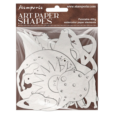 Stamperia Cosmos Art Paper Shapes Laser Cut by Cristina Radovan (SBCU005) Stamperia Cosmos Art Paper Shapes Laser Cut by Cristina Radovan (SBCU005)