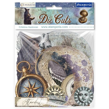 Stamperia Cosmos Die Cuts Assorted by Cristina Radovan (DFLDC142) Stamperia Cosmos Die Cuts Assorted by Cristina Radovan (DFLDC142)