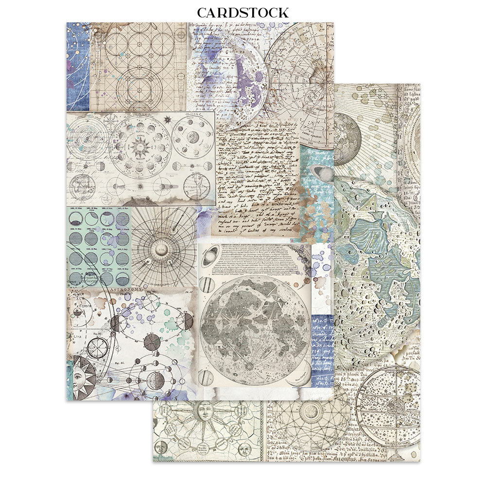 Stamperia Cosmos Junk Journal Stickers, Backgrounds, Cut-Outs by Cristina Radovan (SBJK29) Stamperia Cosmos Junk Journal Stickers, Backgrounds, Cut-Outs by Cristina Radovan (SBJK29)