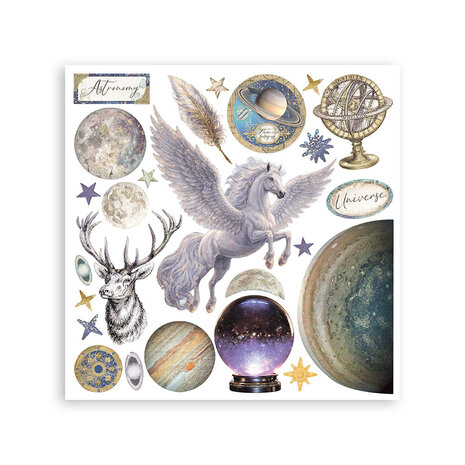 Stamperia Cosmos Rub-On 15,5x15x5cm Assortment (6pcs) by Cristina Radovan (DFLRBX22) Stamperia Cosmos Rub-On 15,5x15x5cm Assortment (6pcs) by Cristina Radovan (DFLRBX22)