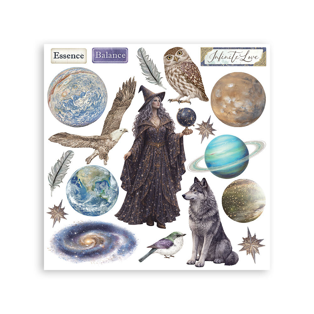 Stamperia Cosmos Rub-On 15,5x15x5cm Assortment (6pcs) by Cristina Radovan (DFLRBX22) Stamperia Cosmos Rub-On 15,5x15x5cm Assortment (6pcs) by Cristina Radovan (DFLRBX22)