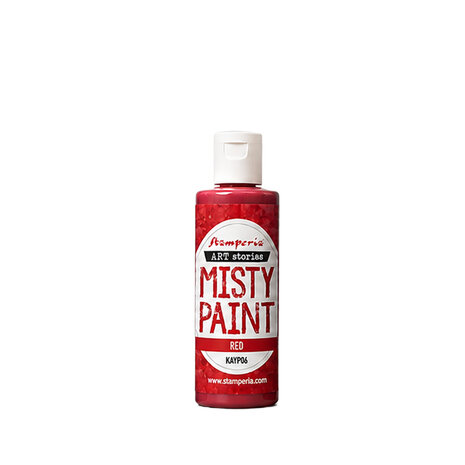 Stamperia Art Stories Misty Paint Red 60ml (KAYP06) Stamperia Art Stories Misty Paint Red 60ml (KAYP06)