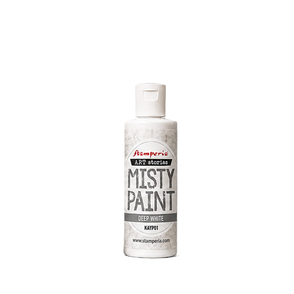 Stamperia Art Stories Misty Paint Deep White 60ml (KAYP01) Stamperia Art Stories Misty Paint Deep White 60ml (KAYP01)