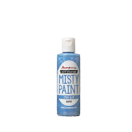 Stamperia Art Stories Misty Paint Cyan Blue 60ml (KAYP07) Stamperia Art Stories Misty Paint Cyan Blue 60ml (KAYP07)