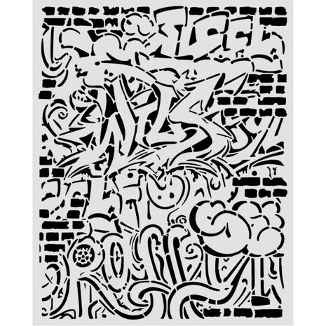 Stamperia Furry Friends 2 Thick Stencils 20x25cm Graffiti by Antonis Tzanidakis (KSTD226) Stamperia Furry Friends 2 Thick Stencils 20x25cm Graffiti by Antonis Tzanidakis (KSTD226)