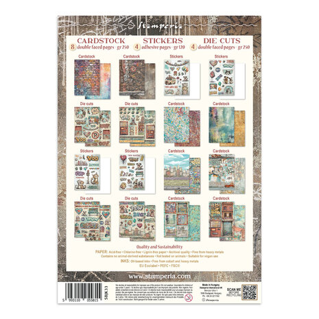 Stamperia Furry Friends 2 Junk Journal Stickers, Backgrounds, Cut-Outs by Antonis Tzanidakis (SBJK33) Stamperia Furry Friends 2 Junk Journal Stickers, Backgrounds, Cut-Outs by Antonis Tzanidakis (SBJK33)