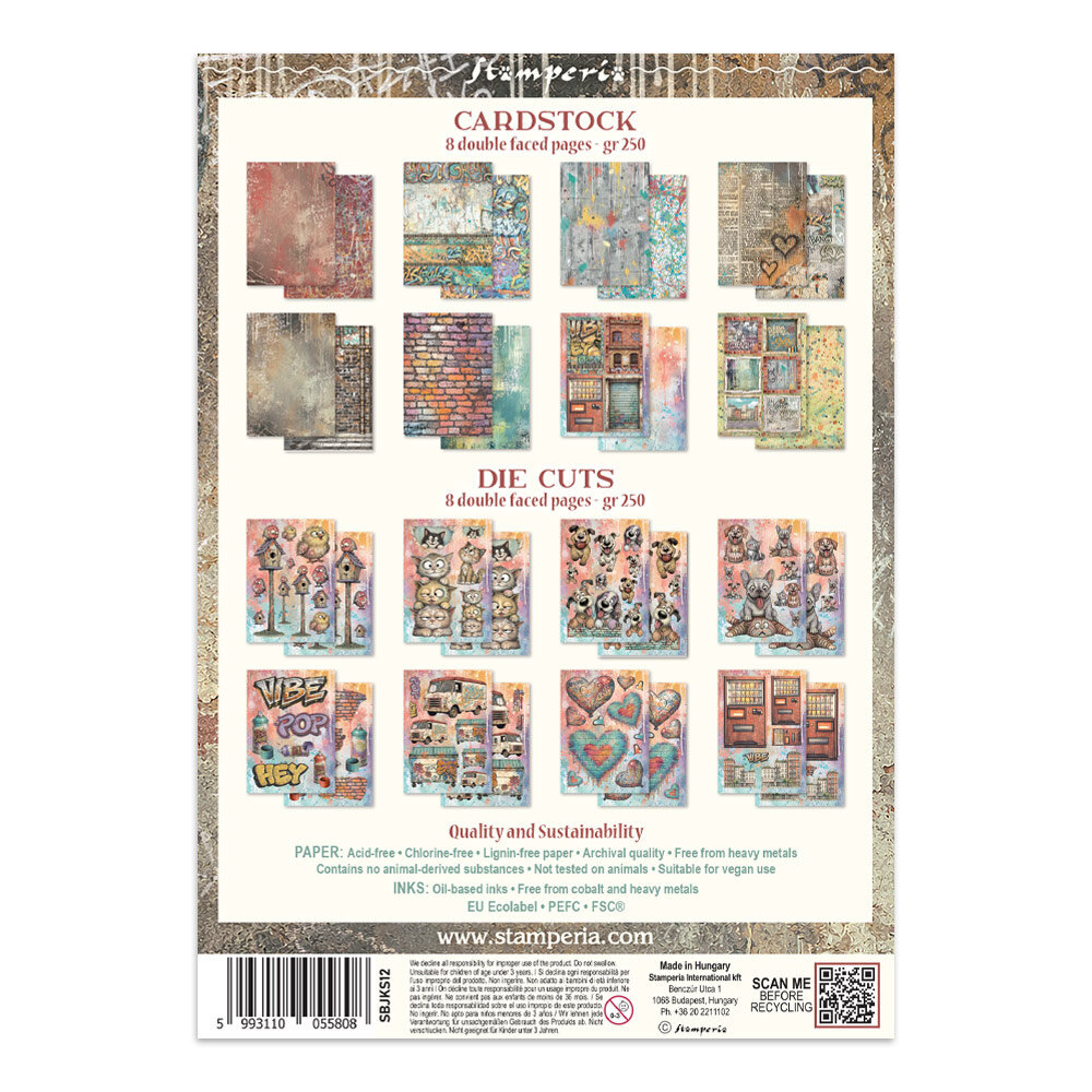 Stamperia Furry Friends 2 Junk Journal A5 Focus Points by Antonis Tzanidakis (SBJKS12) Stamperia Furry Friends 2 Junk Journal A5 Focus Points by Antonis Tzanidakis (SBJKS12)
