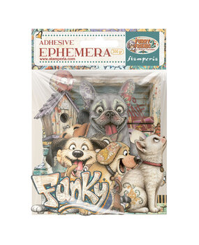 Stamperia Furry Friends 2 Ephemera by Antonis Tzanidakis (DFLCT94)