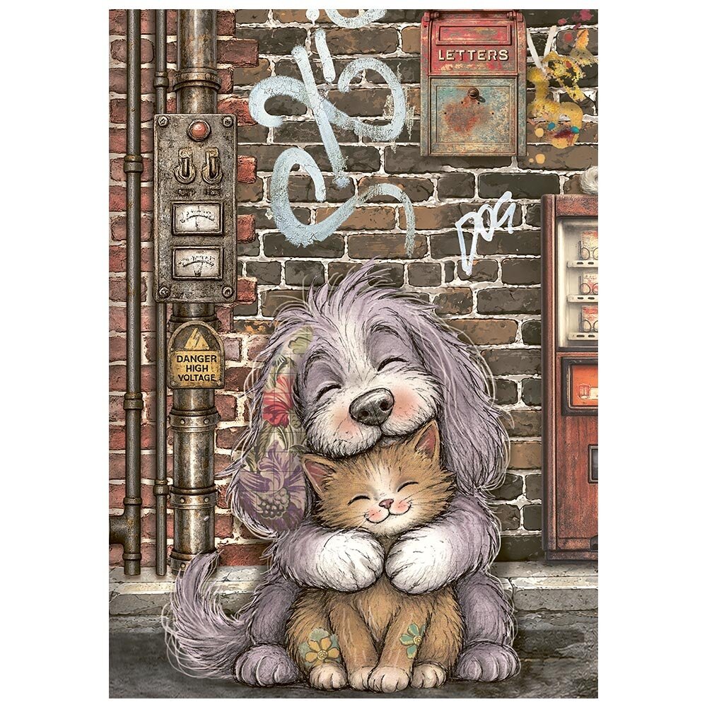 Stamperia Furry Friends 2 A6 Mini Rice Paper Selection (8pcs) by Antonis Tzanidakis (DFSA6X15) Stamperia Furry Friends 2 A6 Mini Rice Paper Selection (8pcs) by Antonis Tzanidakis (DFSA6X15)