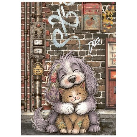 Stamperia Furry Friends 2 A6 Mini Rice Paper Selection (8pcs) by Antonis Tzanidakis (DFSA6X15) Stamperia Furry Friends 2 A6 Mini Rice Paper Selection (8pcs) by Antonis Tzanidakis (DFSA6X15)