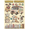 Stamperia Furry Friends 2 A5 Colored Wooden Shapes by Antonis Tzanidakis (KLSP211) Stamperia Furry Friends 2 A5 Colored Wooden Shapes by Antonis Tzanidakis (KLSP211)
